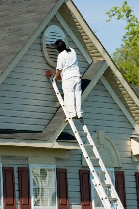 Exterior Painting being performed by an experienced Costello Painting painter.